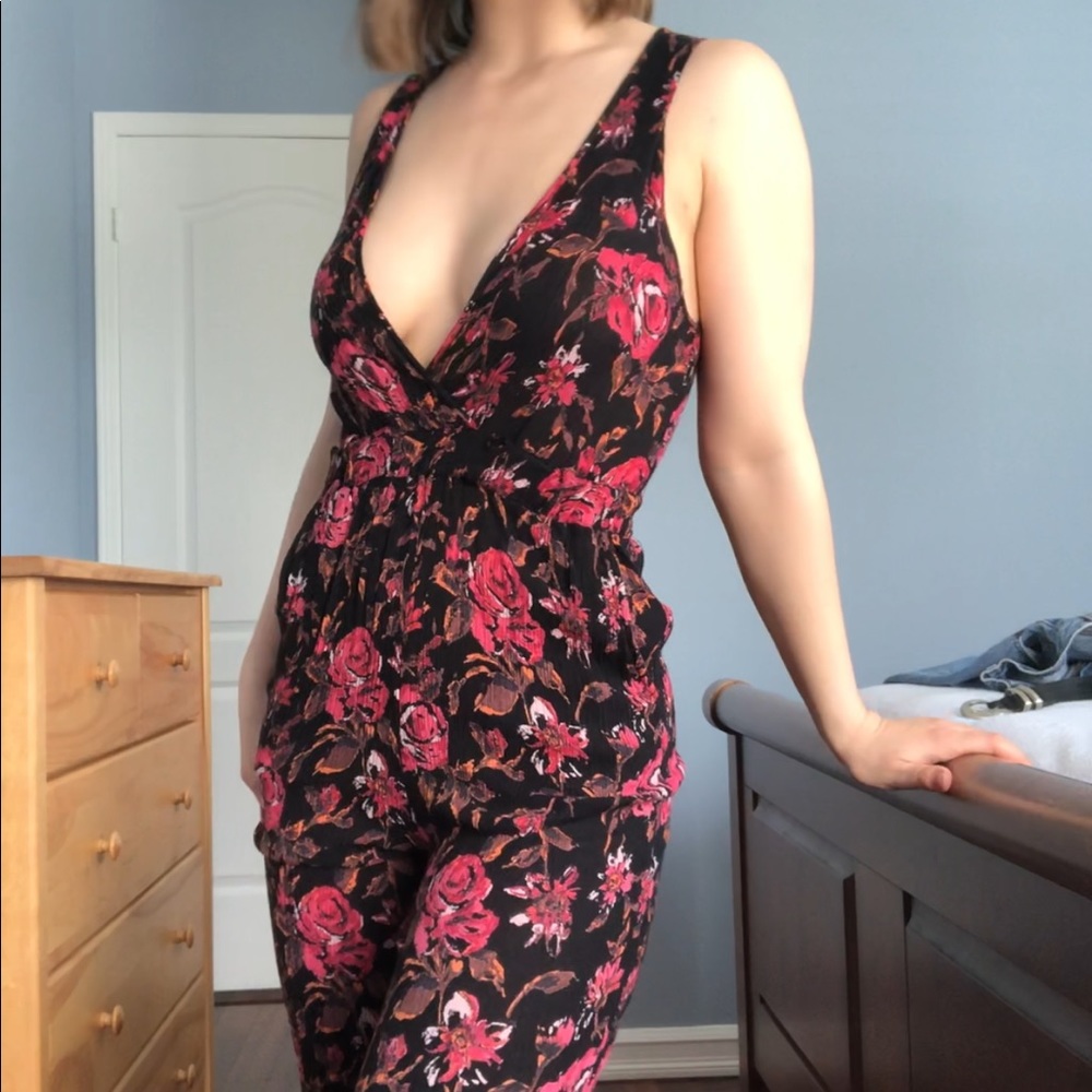Urban Outfitters Floral Jumpsuit